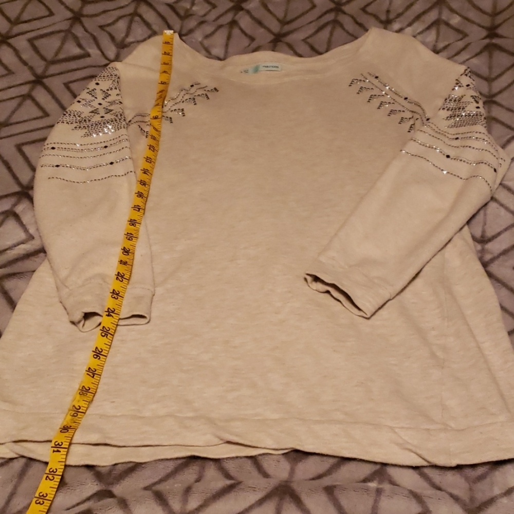 Maurice's tunic length sweatshirt